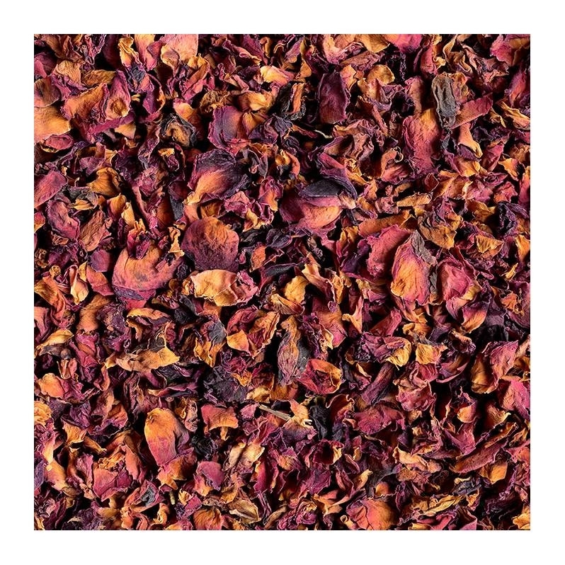 Red Superior Rose Petals, Small, Dried
