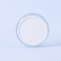 200ml Frosted Glass Container & Silver Lid - Box of 6