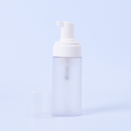 120ml PET Frosted Bottle With White Foam Pump - Box of 10