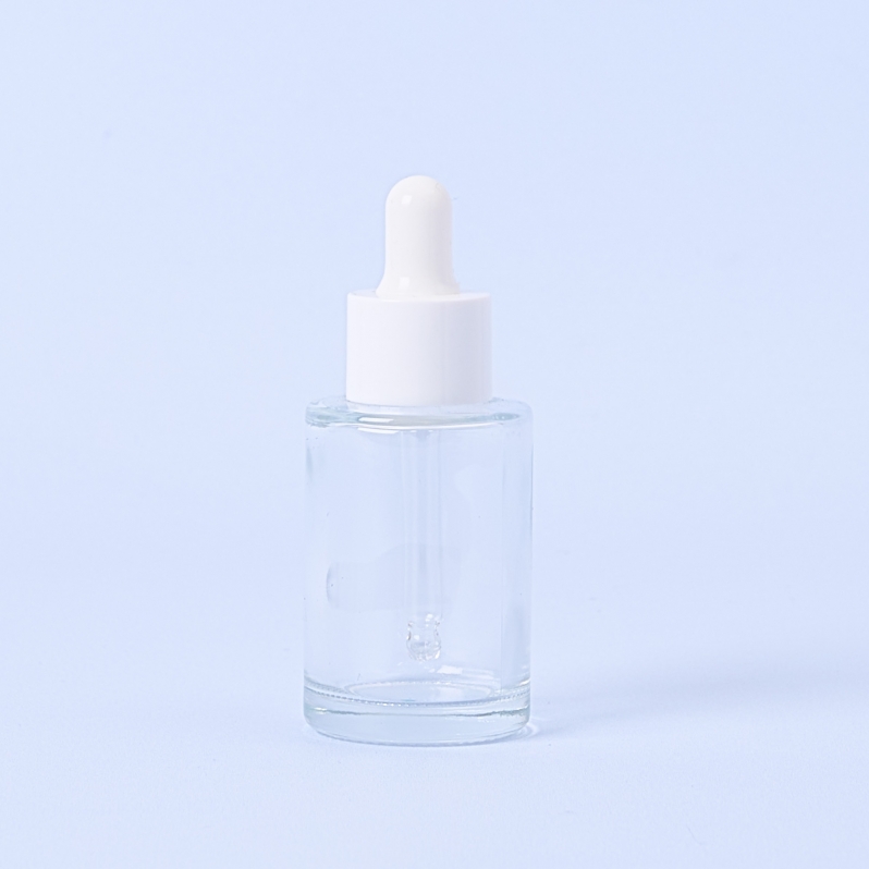 30ml Clear Dropper Bottle With White Pipette - Box of 10