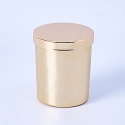 20cl Gold Electroplated Glass with Lid - box of 6
