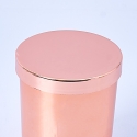 20cl Rose Gold Electroplated Glass with Lid - box of 6