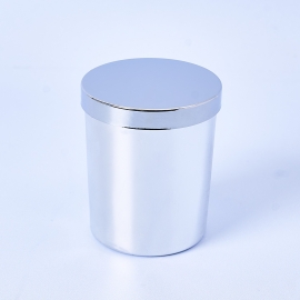 20cl Silver Electroplated Glass with Lid - box of 6