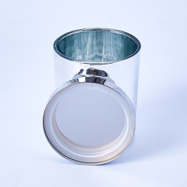 20cl Silver Electroplated Glass with Lid - box of 6