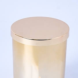 30cl Gold Electroplated Glass with Lid - box of 6