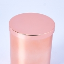 30cl Rose Gold Electroplated Glass with Lid - box of 6