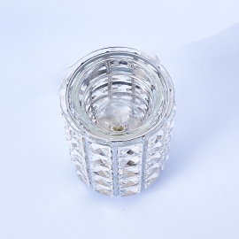 Wax Warmer Square Crystals Glass Lamp