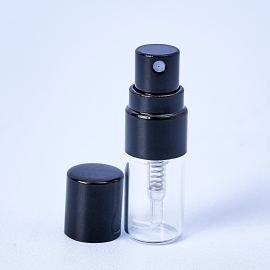 Black 2ml Sample Perfume Bottles - Box of 10 | Available at The Soap Kitchen UK ™