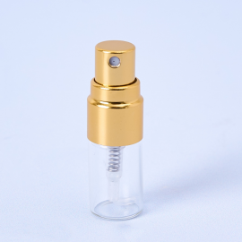 Gold 2ml Sample Perfume Bottles - Box of 10 | Available at The Soap Kitchen UK ™