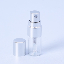 Silver 2ml Sample Perfume Bottles - Box of 10 |Available at The Soap Kitchen UK ™
