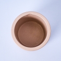 Nude Concrete Candle Jar With Lid - 200ml Available at The Soap Kitchen UK ™