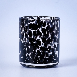 30cl Black Tortoise Curved Candle Glass - Box of 6