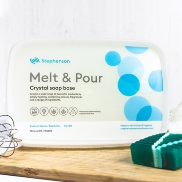 Stephenson Crystal Aloe Vera Melt & Pour Soap Base
