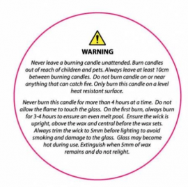 Clear Warning Label Pack