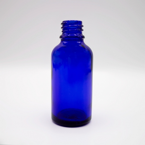 Blue Glass 30ml Bottle