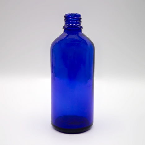Blue Glass Bottle, 100ml