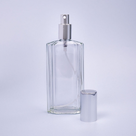 Perfume Bottle with Atomiser & Lid 100ml