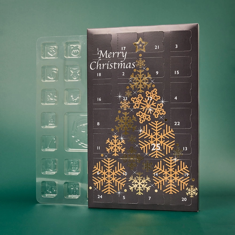 24PC Christmas Tree Ornament Advent Calendar - Wowcher