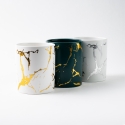 Marble Ceramic Candle Containers