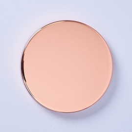 55cl Steel Rose Gold Candle Lid - Box of 6