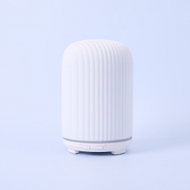 Electric White Ceramic Diffuser - Square Stripes