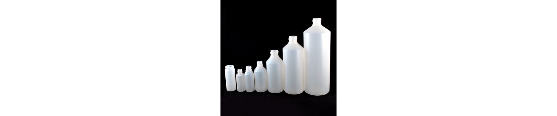 Translucent (Natural) HDPE and LDPE Plastic Bottles