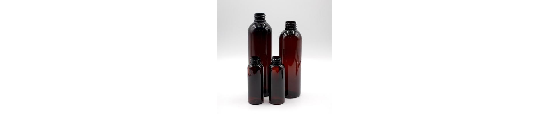 Amber PET Tall Boston Bottles & Closures - PET Bottles, Jars & Closures - Containers & Packaging - Shop