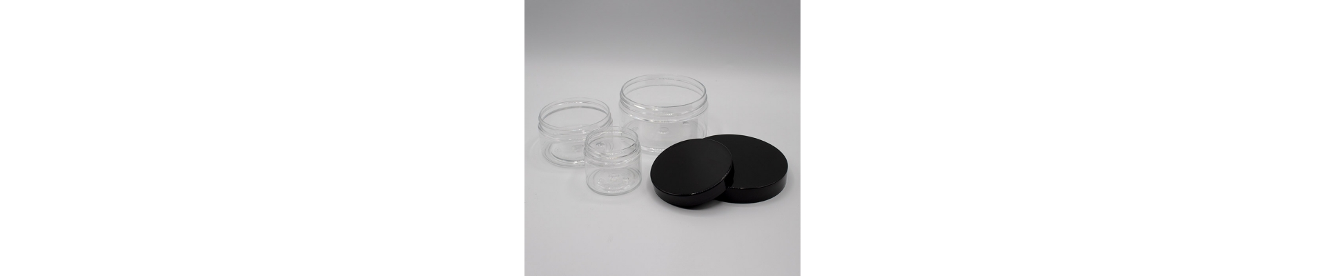 Clear PET Jars and Closures