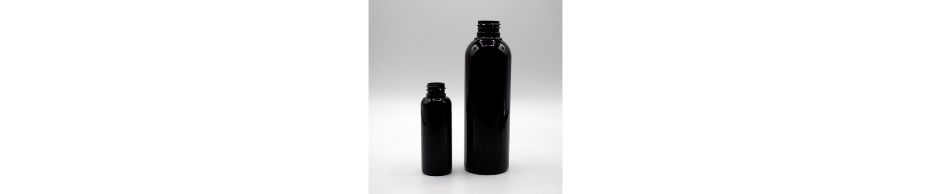 Black Plastic Bottles | The Soap Kitchen™