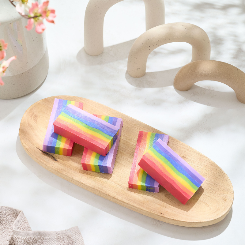 How To Make Rainbow Soap Using ZeniColors