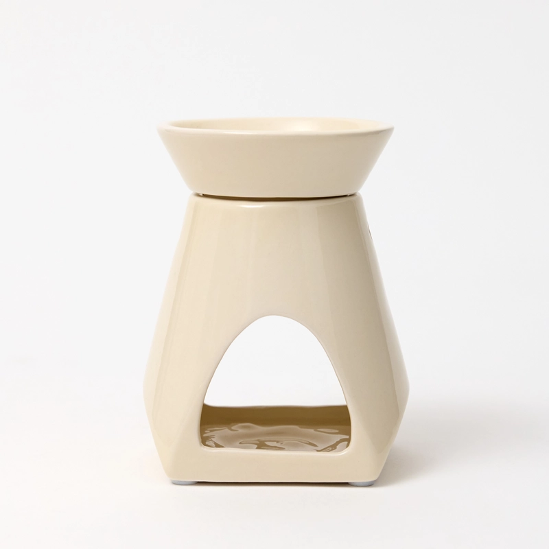 Beige Tapered Ceramic 2 Piece Burner