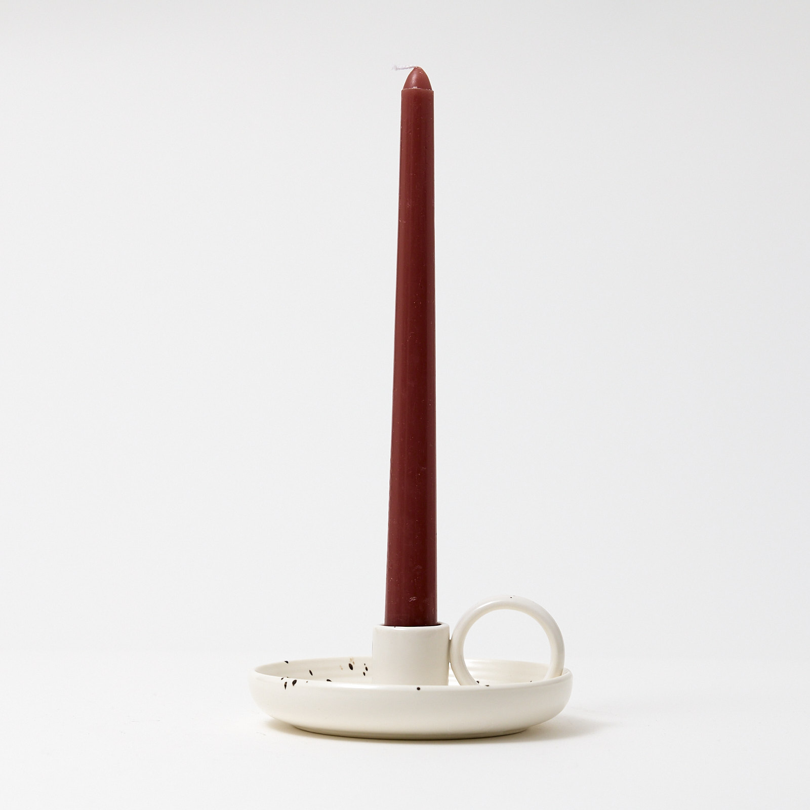 Ceramic Single Candle Holder – Speckled - Image 6