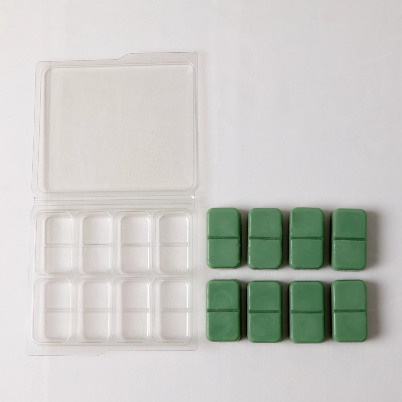 Split 8 Cavity Wax Melt Clamshell