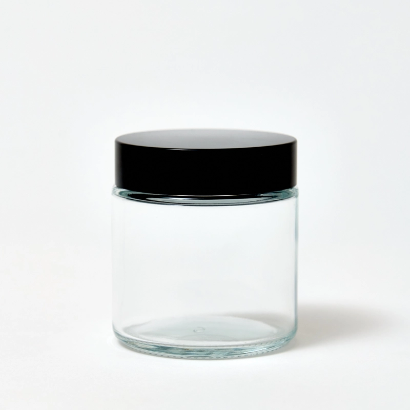 200ml Clear Glass Jar With Lid – Box of 6