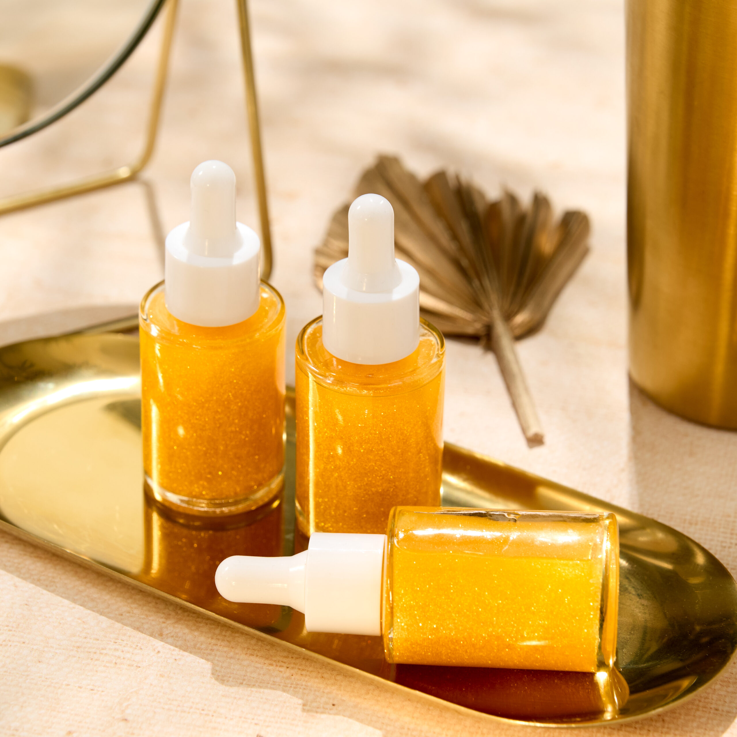 How To Make Shimmering Body Oil